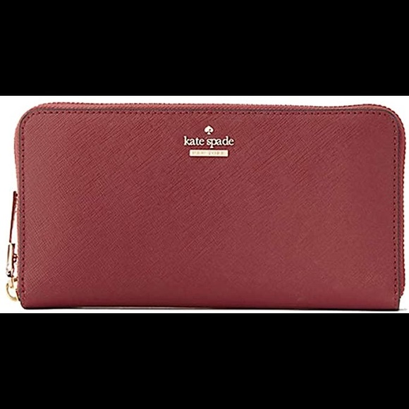 kate spade Handbags - Kate Spade New York leather wallet zipper closure